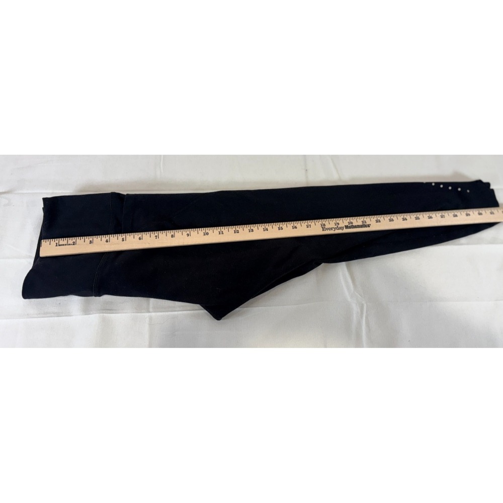Danskin Womens Medium M Black Stretch Athleisure Yoga Pants w/ Rhinestone Accent - Picture 9 of 9